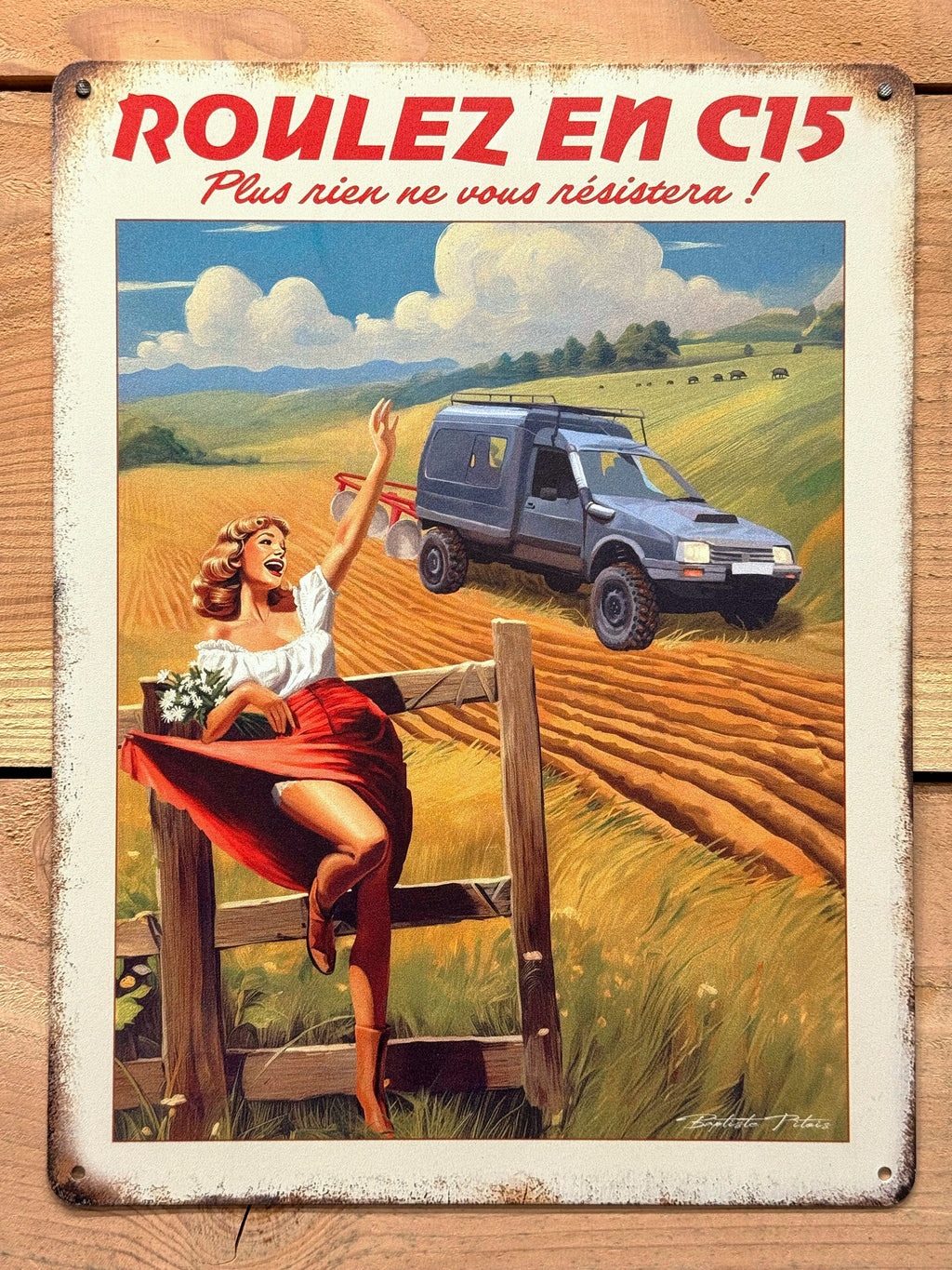 Plaque C15 "Seigneur des Champs"
